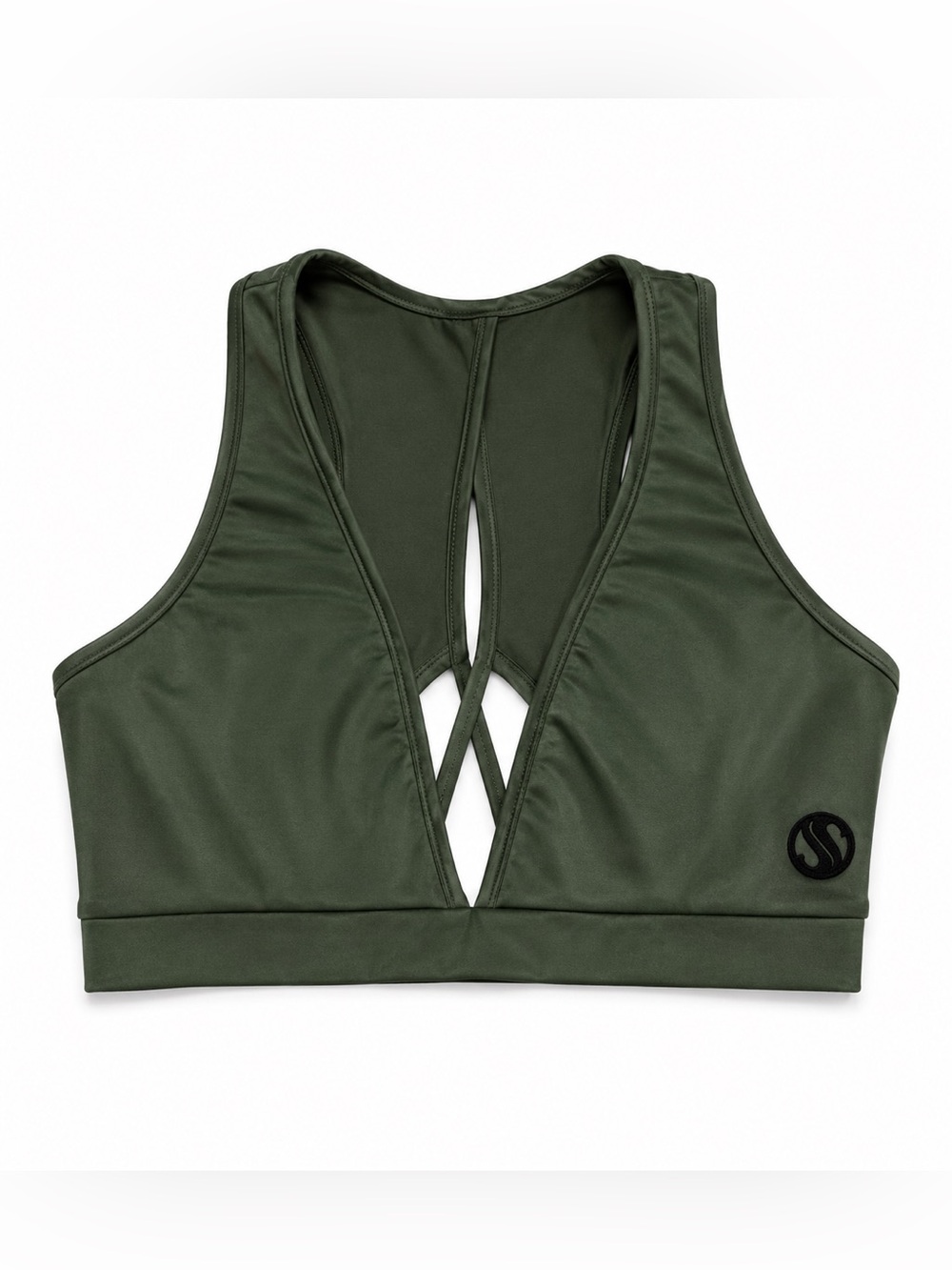 Army Green Sports Bra Size Small